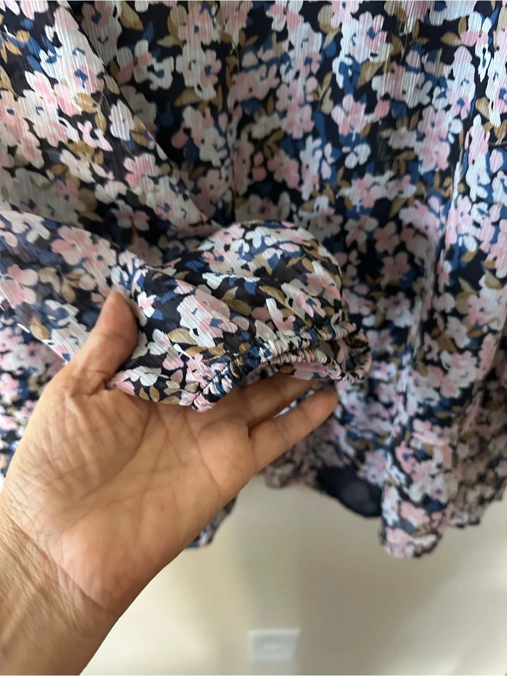 Tommy Hilfiger women's Floral Peasant Blouse -Flowers size XL/ NWOT 1121 - Picture 4 of 5